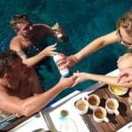 hotess on a sailchecker luxury charter