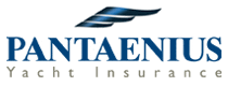 Pantaenius Yacht Insurance logo with blue sailboat graphic and text