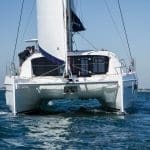 catamaran boat on a catamaran charter