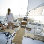 Girl on a Sailing Yacht Chater