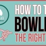 A picture of a bowline being ties the right way