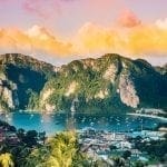 view of a bay in Thailand
