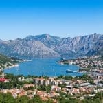 view over a harbour and town on a europe yacht charter