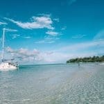 sailing boat in the maldives when sailing in the maldives
