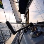 sailing boat in the ocean
