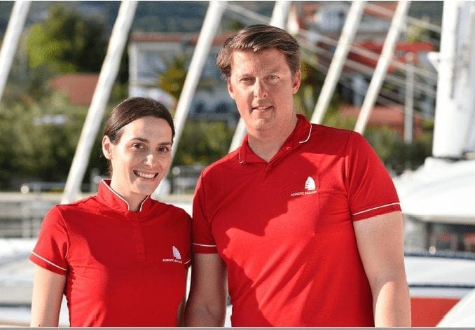 Crewed yacht charter illustration