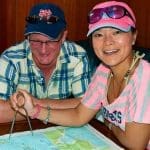 learning to sail on board a yacht