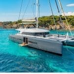 lagoon seventy 7 in blue water