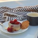 coffee and cake on a yacht